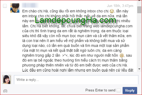 trị mụn cho nam